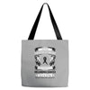 Never Underestimate the Strength of a Melanoma Cancer Warrior Tote Bags
