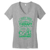 I Don't Need Therapy Just to Go Gardening Women's V-Neck T-Shirt