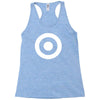 bullseye sticker vinyl decal Racerback Tank
