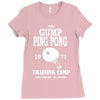forrest gump   ping pong camp   cult film Ladies Fitted T-Shirt
