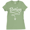baby belly Ladies Fitted T-Shirt