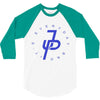jake paul blue 3/4 Sleeve Shirt