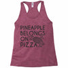 pineapple pizza Racerback Tank