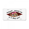 May Peeking Out Baby Girl License Plate