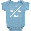 bon iver skinny love Baby Onesie
