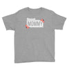 blessed mommy with flower white color Youth Tee