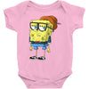 hipster spongebob squarepants Baby Onesie