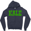 Kale Vegan Zipper Hoodie