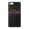 neon sign california republic flag bear iPhone 7 Case