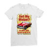 sell midget ideal christmas gift or present Ladies Fitted T-Shirt
