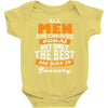 all men are created equal but only the best are born in january Baby Bodysuit