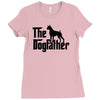 the dogfather boxer Ladies Fitted T-Shirt