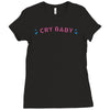 cry baby Ladies Fitted T-Shirt