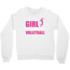 all this girl care about is volleyball Crewneck Sweatshirt