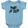punks not dead exploited punk rock hooded sweatshirt vintage style dis Baby Onesie