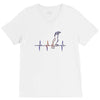 my heart beats for parrots V-Neck Tee