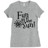 fun in the sun Ladies Fitted T-Shirt
