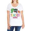 teacher saurus Ladies Curvy T-Shirt