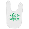 go vegan Baby Bibs