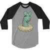 elizabethan dilophosaurus 3/4 Sleeve Shirt