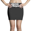 above &amp; beyond logo Mini Skirts