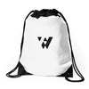 w clam Drawstring Bags