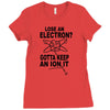 keep an ion it Ladies Fitted T-Shirt