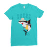 Daddy Shark -Shark Do Do Do Ladies Fitted T-Shirt