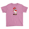 mario licking toad Youth Tee