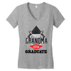 [granma name]proud grandma graduate 2018 Women's V-Neck T-Shirt