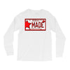 texas made lone star license plate Long Sleeve Shirts