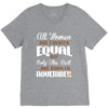 all women are created equal but only the best are born in november V-Neck Tee