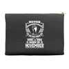 Never Underestimate Old Man Who Was Born November Accessory Pouches