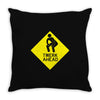 twerk ahead Throw Pillow