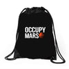 Occupy Mars Drawstring Bags