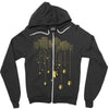 city made bulb Zipper Hoodie