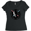 death side Women's Triblend Scoop T-shirt