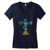 wonderland totem Women's V-Neck T-Shirt