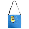me lose my mind Adjustable Strap Totes