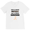 Once a Cancer Patient Now a Cancer Survivor V-Neck Tee