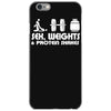 sex weights and protein shakes iPhone 6/6s Case