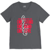 walker high marching band one sound one band one love V-Neck Tee