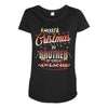 Merry Christmas To Brother Of Great Awesome Maternity Scoop Neck T-shirt