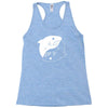 yin yang shark Racerback Tank