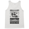 Never Underestimate A Pawpaw With An Engineer Degree Tank Top