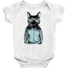cool cat Baby Onesie