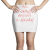 this t shirt belongs to negan Mini Skirts
