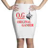 old school gamer Pencil Skirts