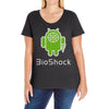android bioshock Ladies Curvy T-Shirt