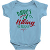 Daddy Hiking Buddy Mountains Baby Bodysuit